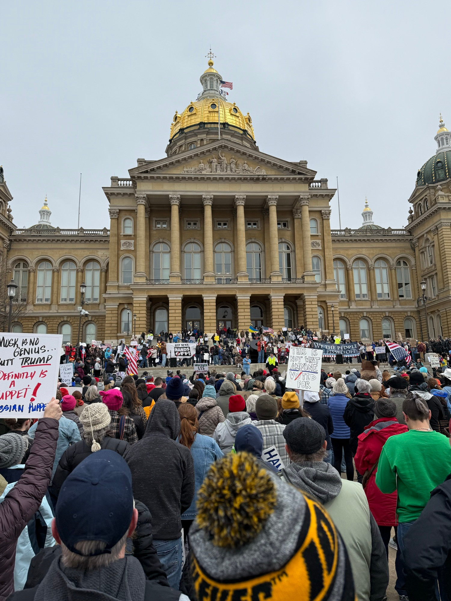 Des Moines protest photo