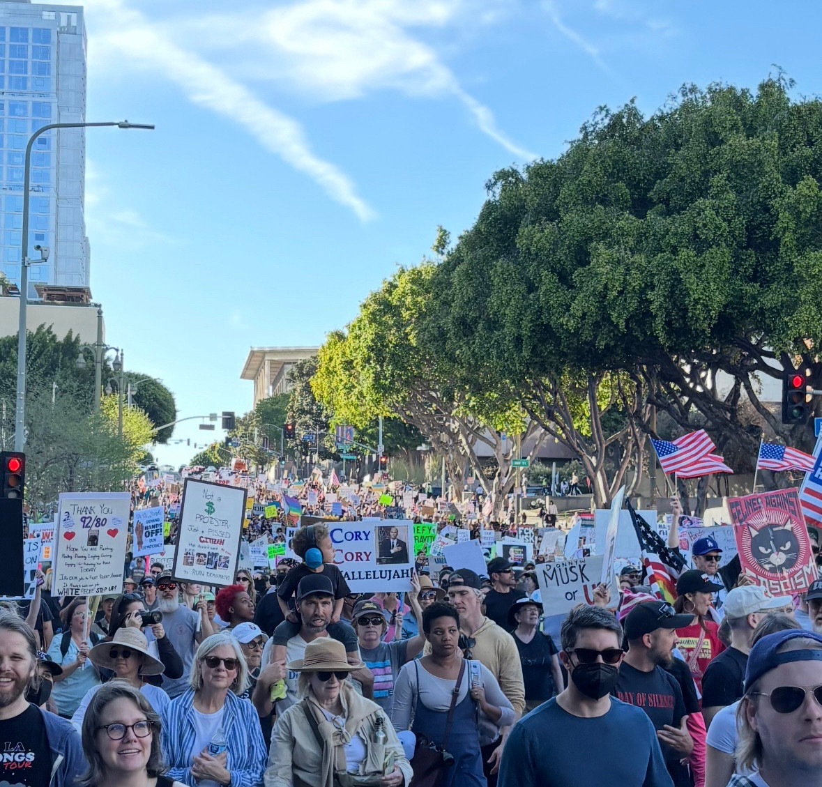 Los Angeles protest photo 1