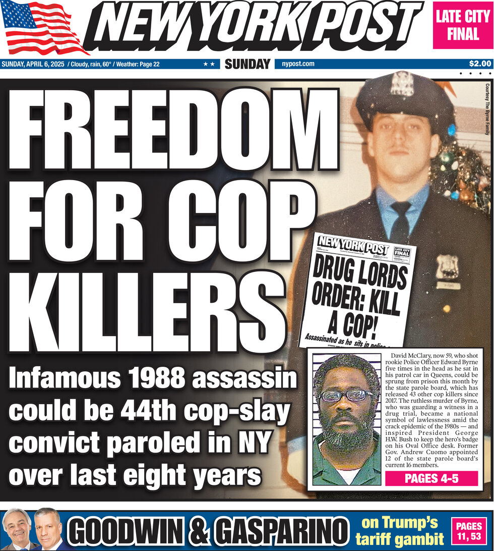 New York Post front page