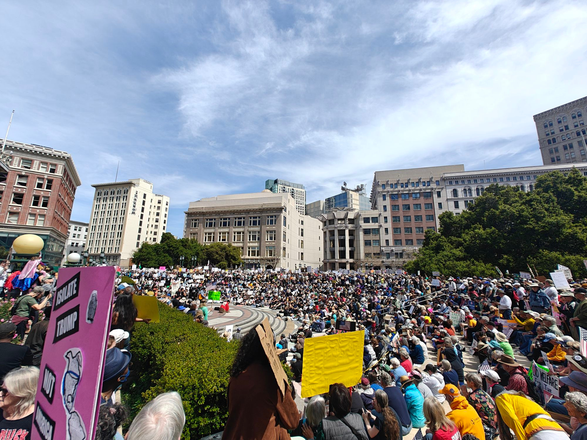 Oakland protest photo