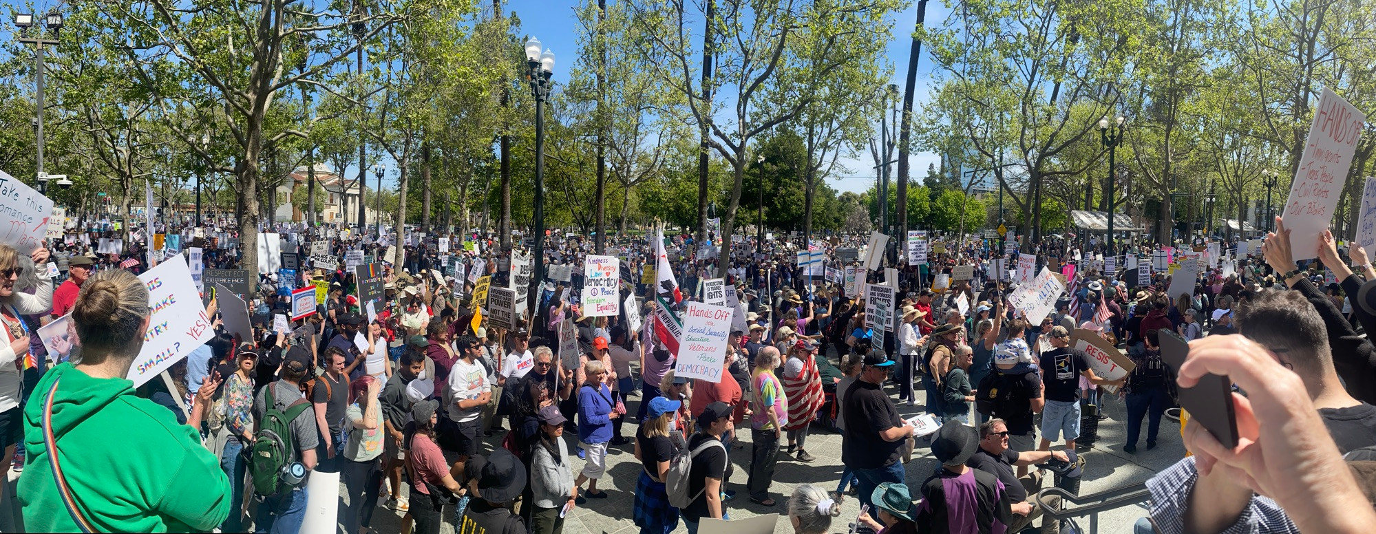 San Jose protest photo